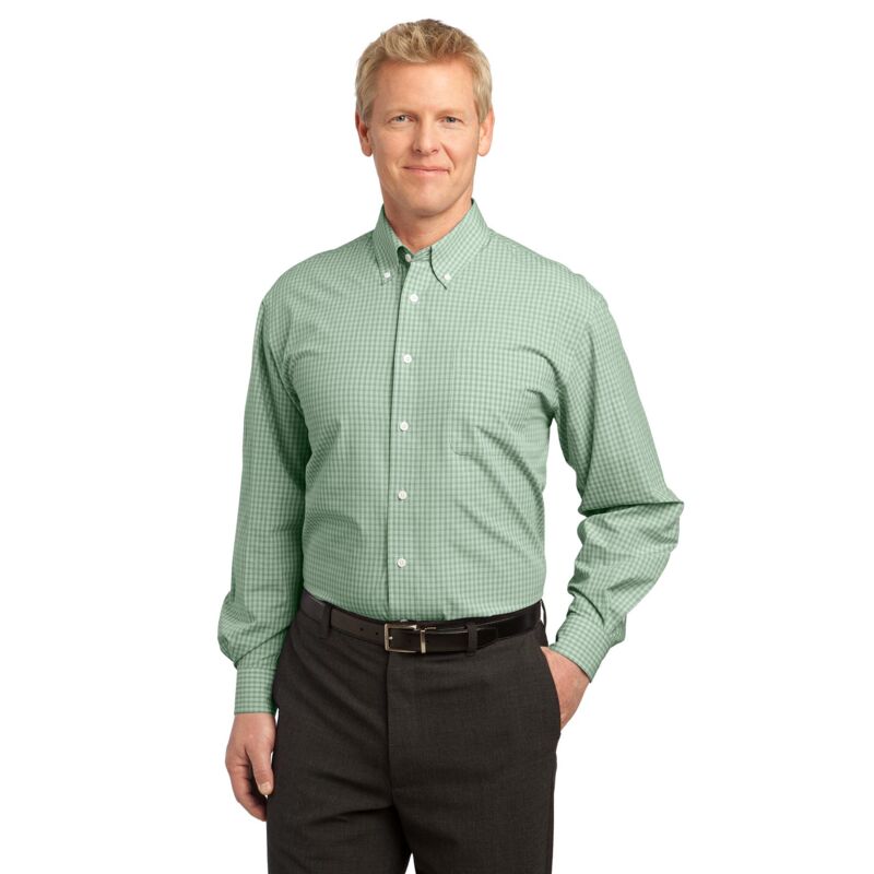 Plaid Pattern Easy Care Shirt Thumbnail