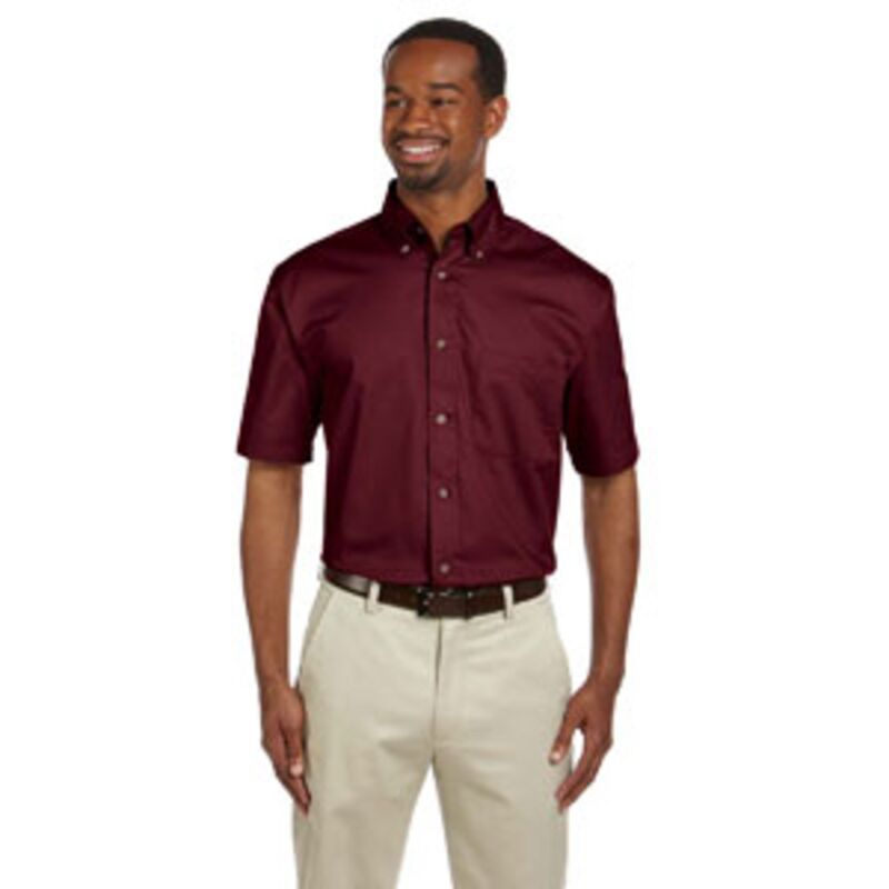 Men's Easy Blend™ Short-Sleeve Twill Shirt with Stain-Release Thumbnail