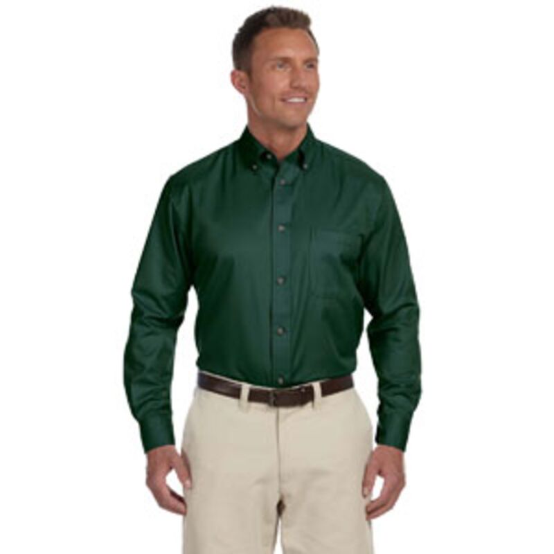 Men's Easy Blend™ Long-Sleeve Twill Shirt with Stain-Release Thumbnail